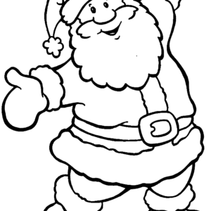 Santa claus coloring pages printable for free download