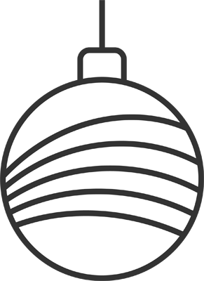 Christmas ornament templates ornament outlines line art