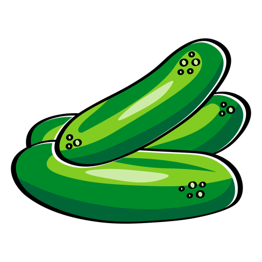 Pickle color stroke png svg design for t