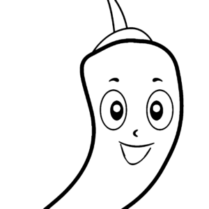 Chili pepper coloring pages printable for free download