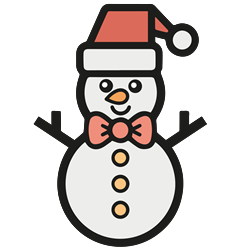 Christmas snowman svg cut file at