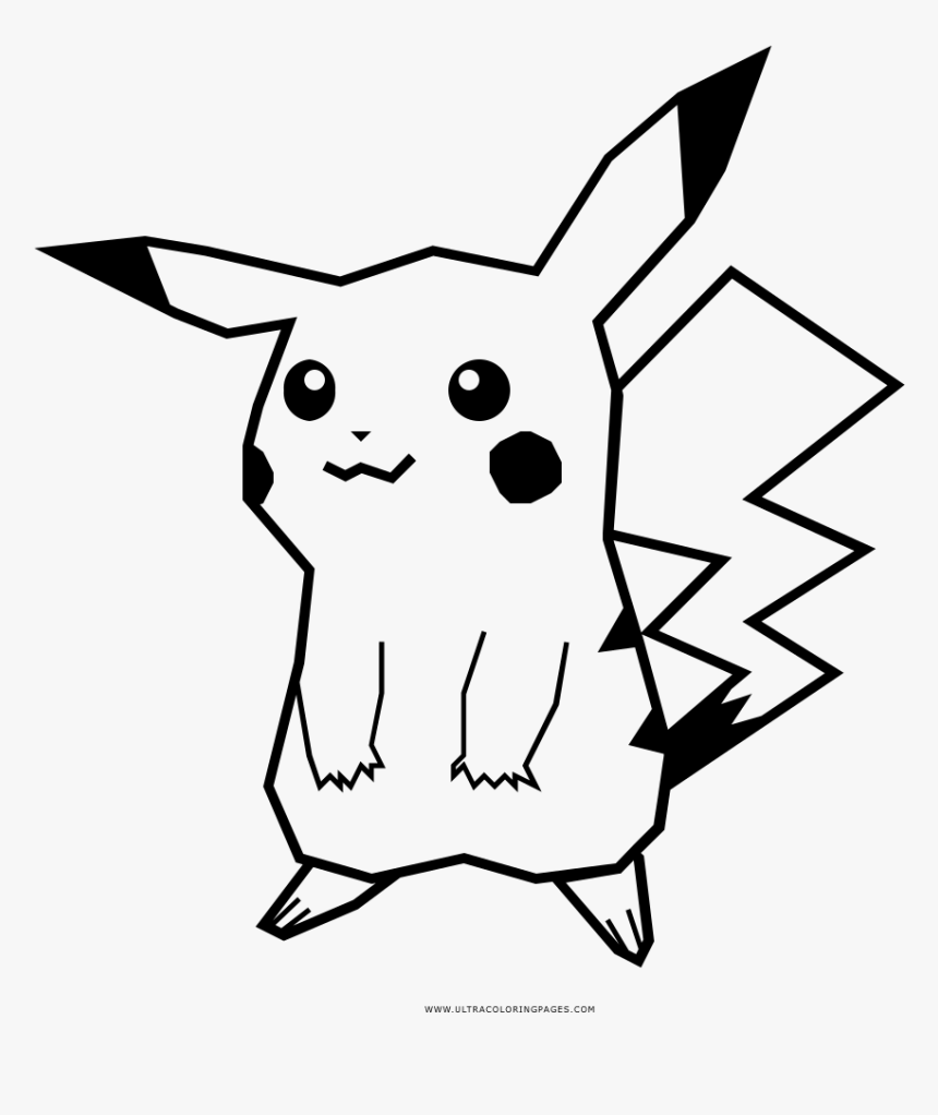 Pikachu coloring page