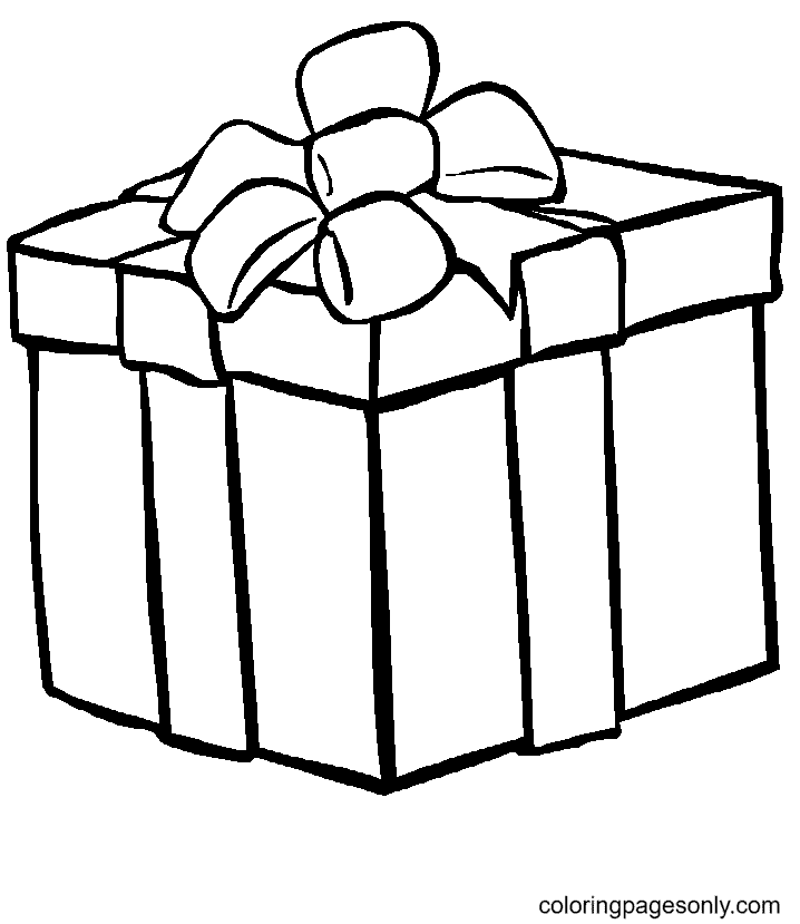 Christmas gifts coloring pages