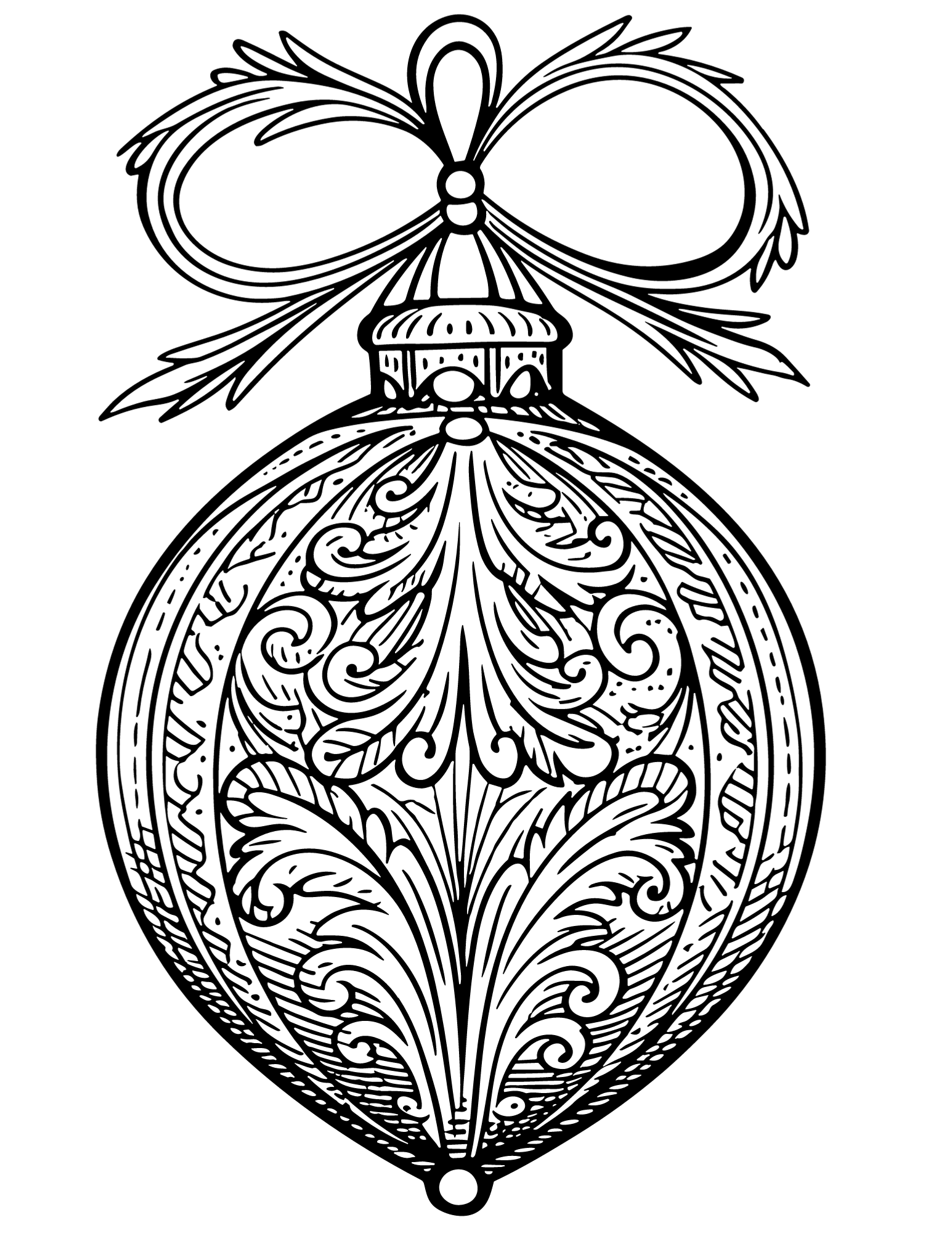 Free and festive christmas coloring pages for adults