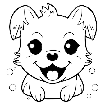 Page christmas puppy coloring pages images