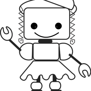 Robot coloring pages printable for free download