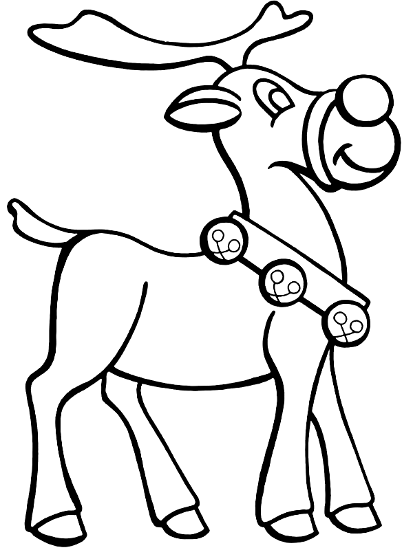 Rudolph coloring pages printable for free download