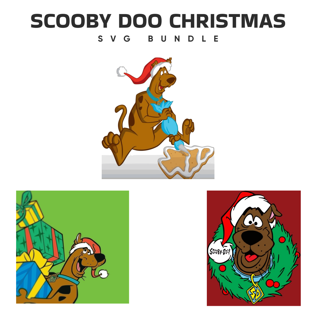 Scooby doo christmas svg â