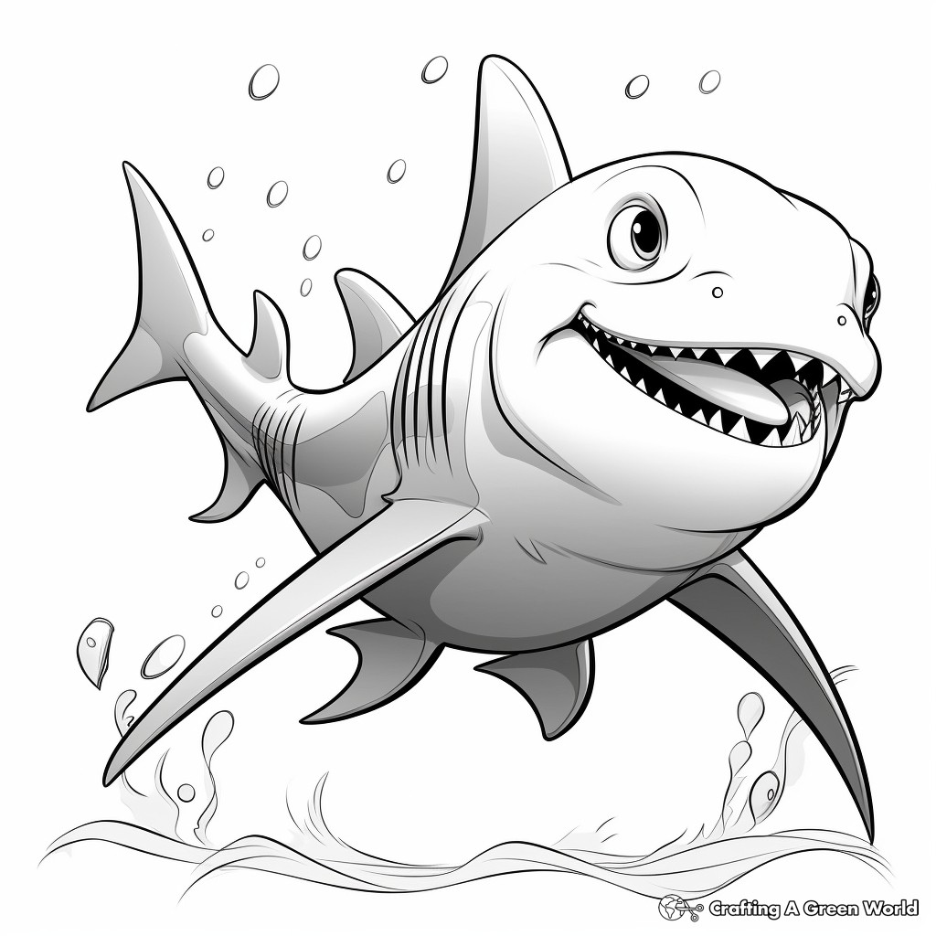 Shark week coloring pages