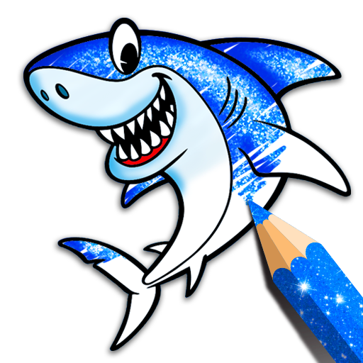 Baby shark coloring and drawin