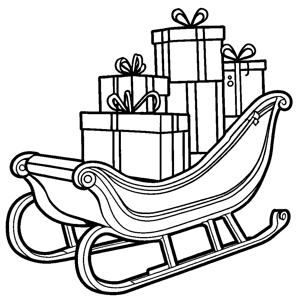 Christmas coloring page for free â â lulu pages