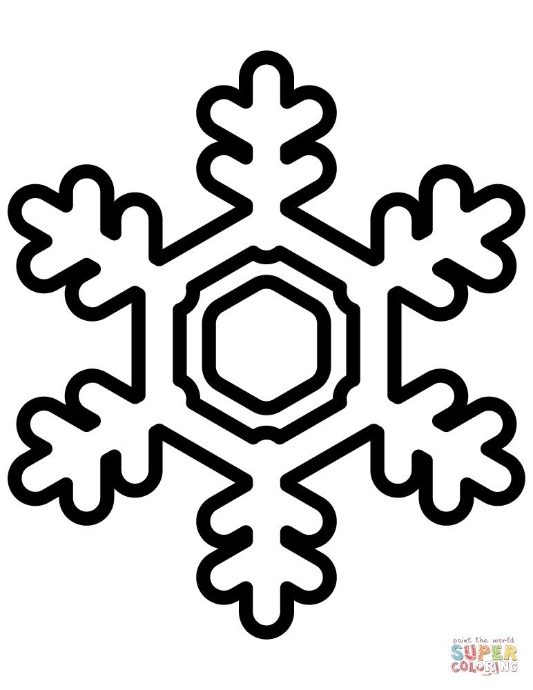 Christmas snowflake coloring page free printable coloring pages