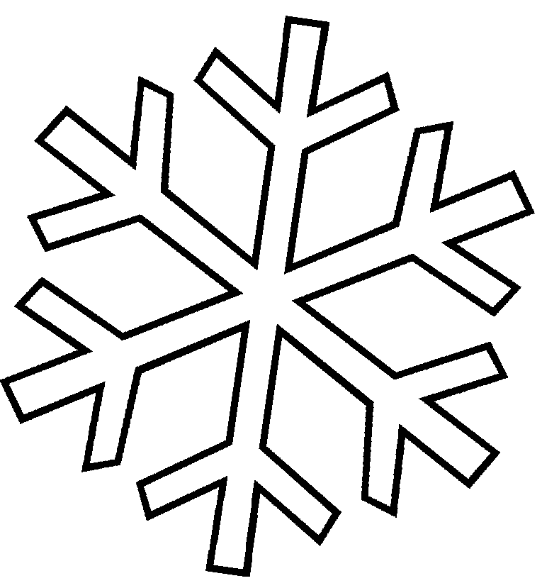 Snowflake coloring pages