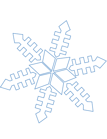 Snowflake coloring page free printable coloring pages