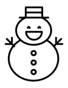 Snowman coloring pages free coloring pages