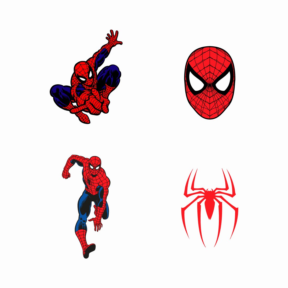 Spiderman spider svg bundle â