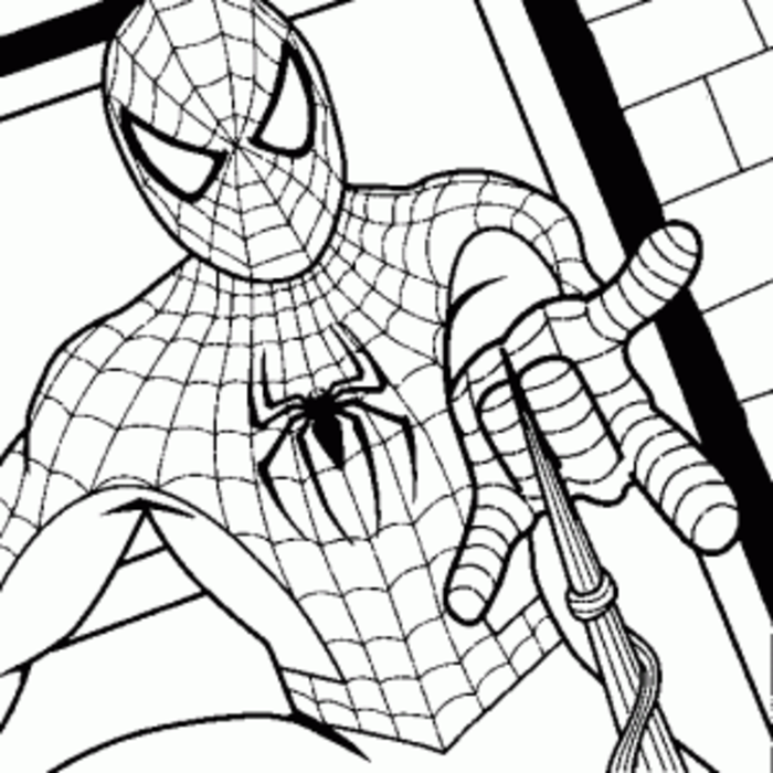 Spider man coloring pages