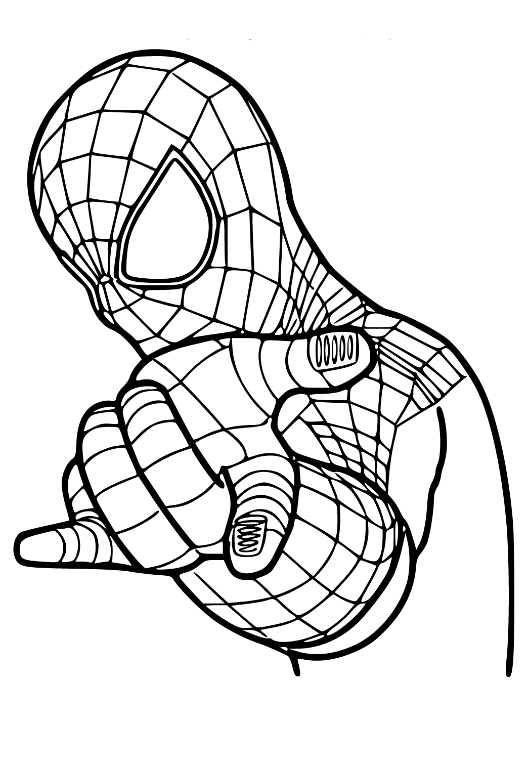 Free printable spiderman readiness coloring page sheet and picture for adults and kids girls and boys