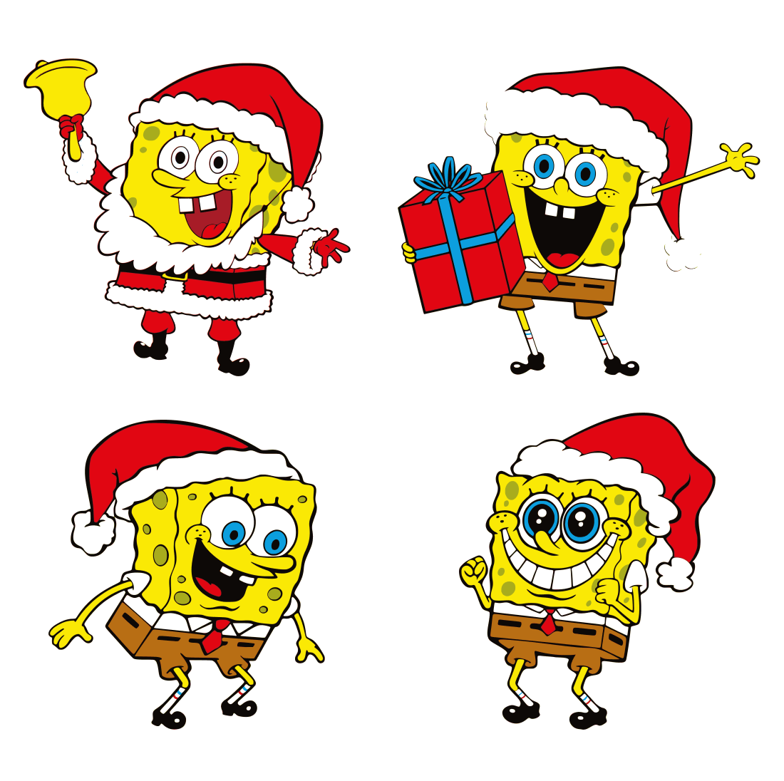 Spongebob christmas svg designs â