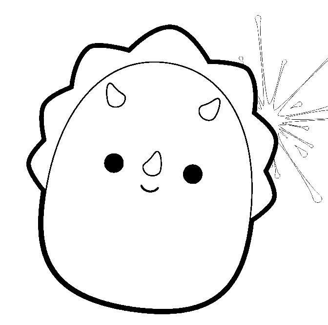 Squishmallow coloring pages