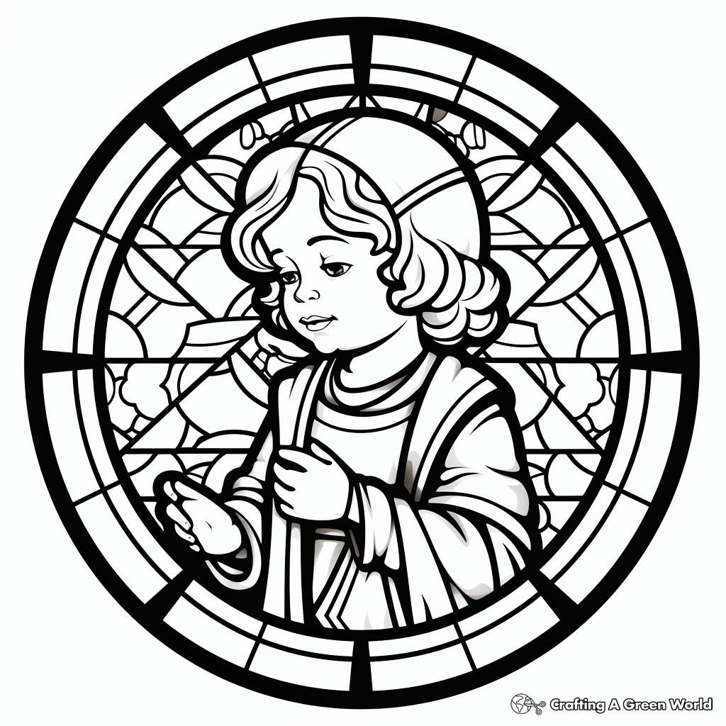 Window coloring pages