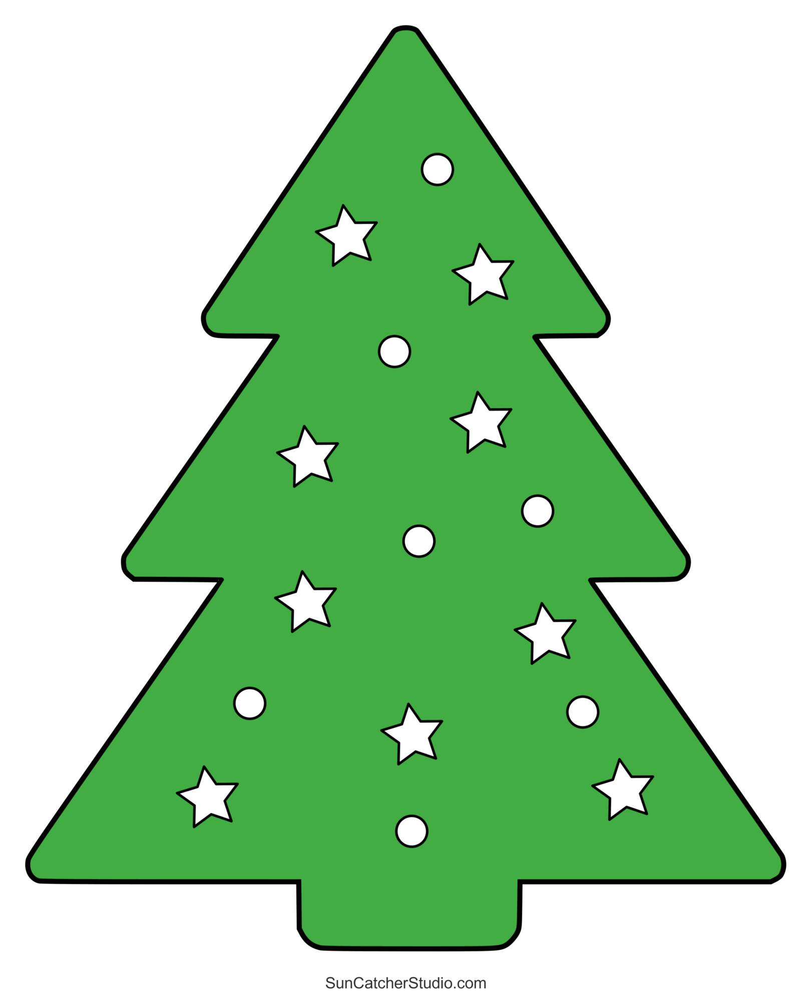 Christmas tree templates and stencils free printable patterns â diy projects patterns monograms designs templates