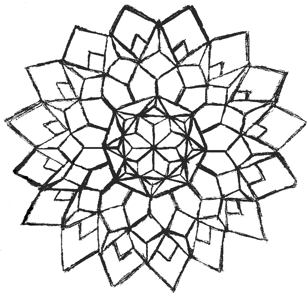 Geometric flower v by insane