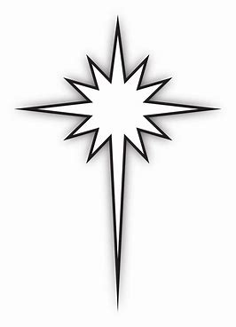 North star christmas clip art free