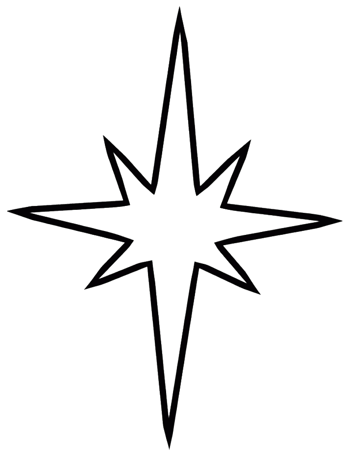 Download hd svg free library christmas star clipart black and white