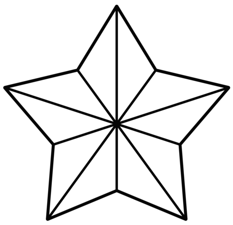 Christmas star coloring page free printable coloring pages