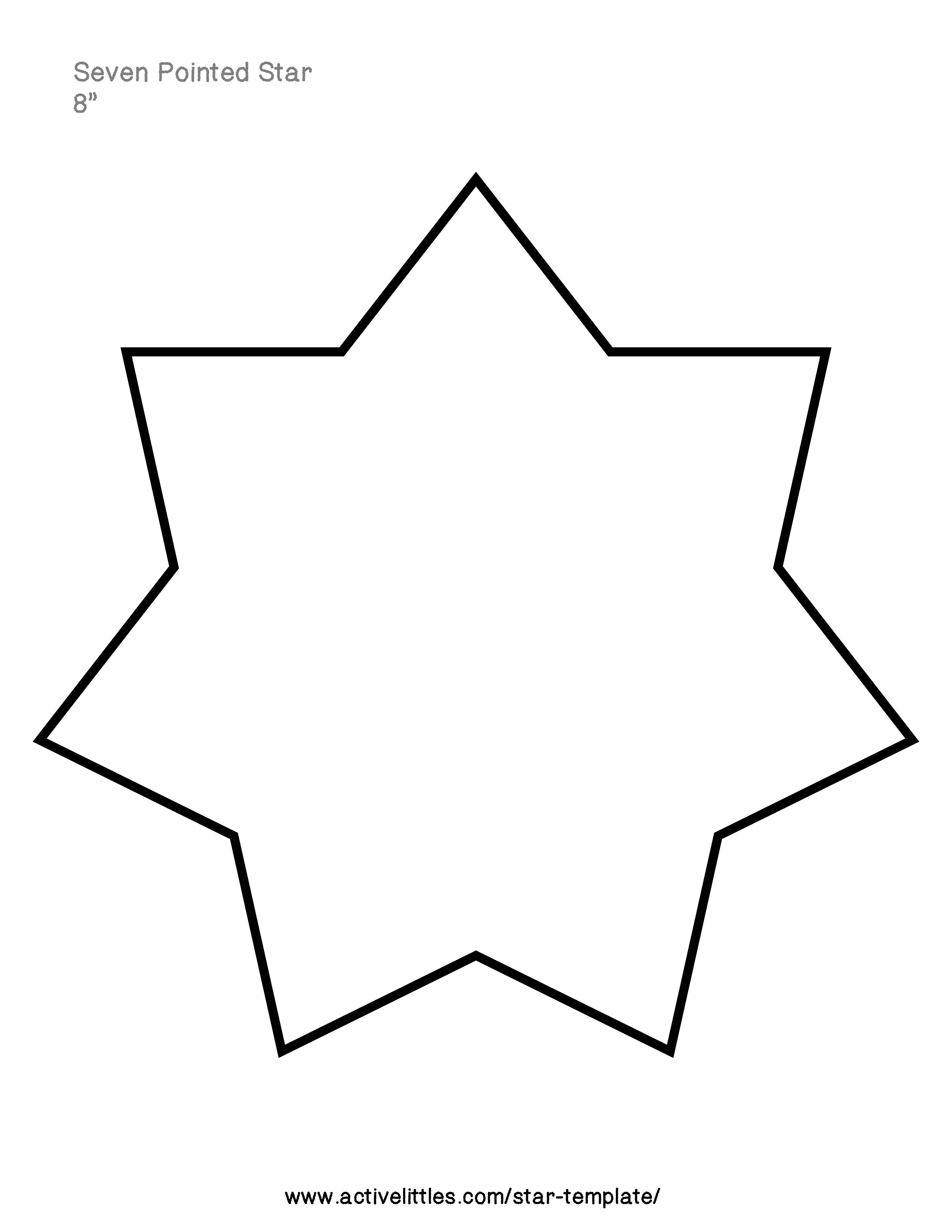 Star template