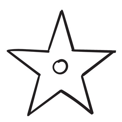 Christmas star template