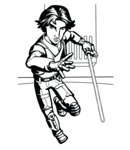 Star wars coloring pages playing learning