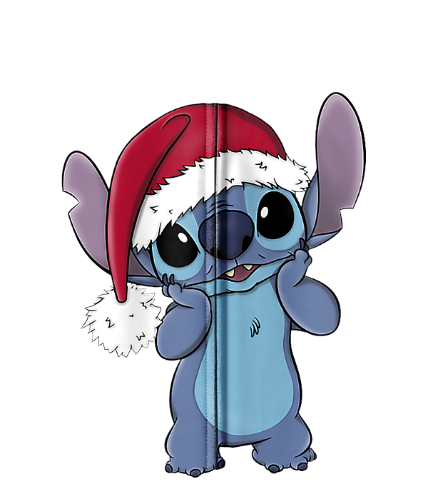 Disney lilo stitch christmas santa hat stitch fleece blanket by eoghaa kamim