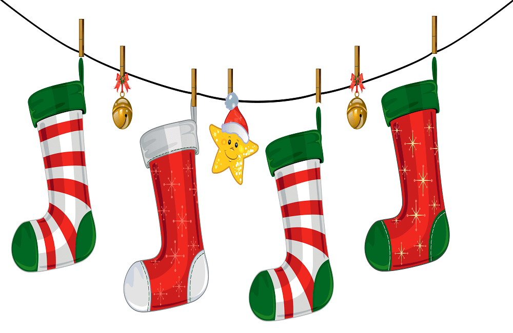 Free christmas stockings coloring pages printable