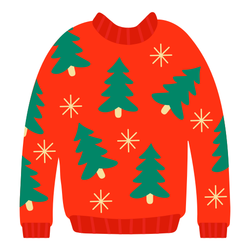Christmas sweater generic color fill icon