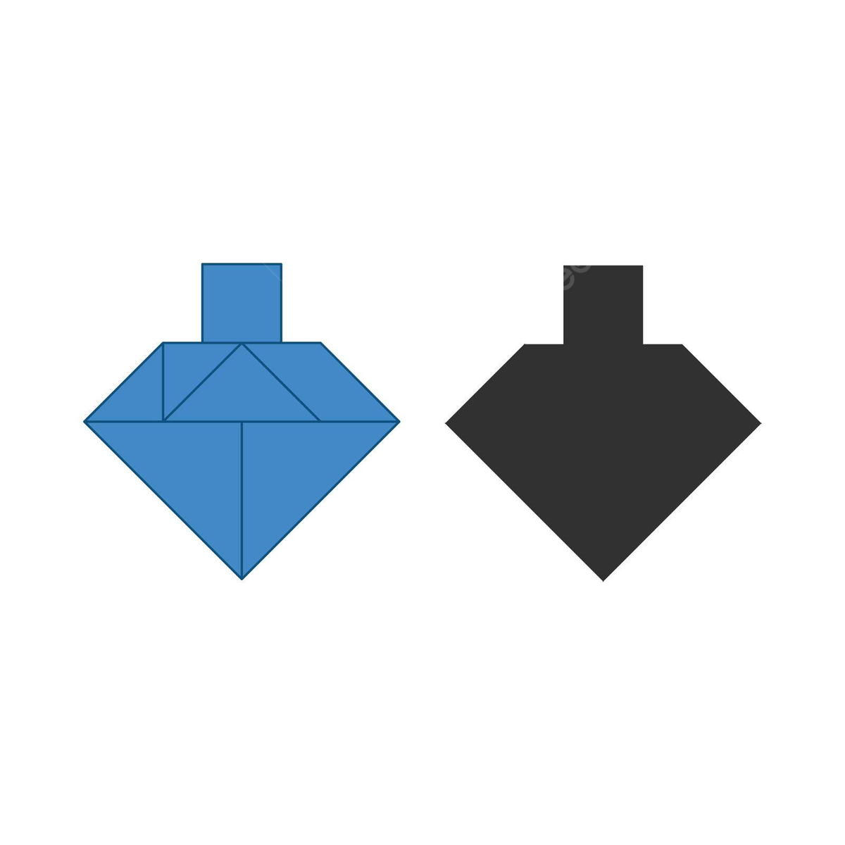 Tangram png transparent images free download vector files