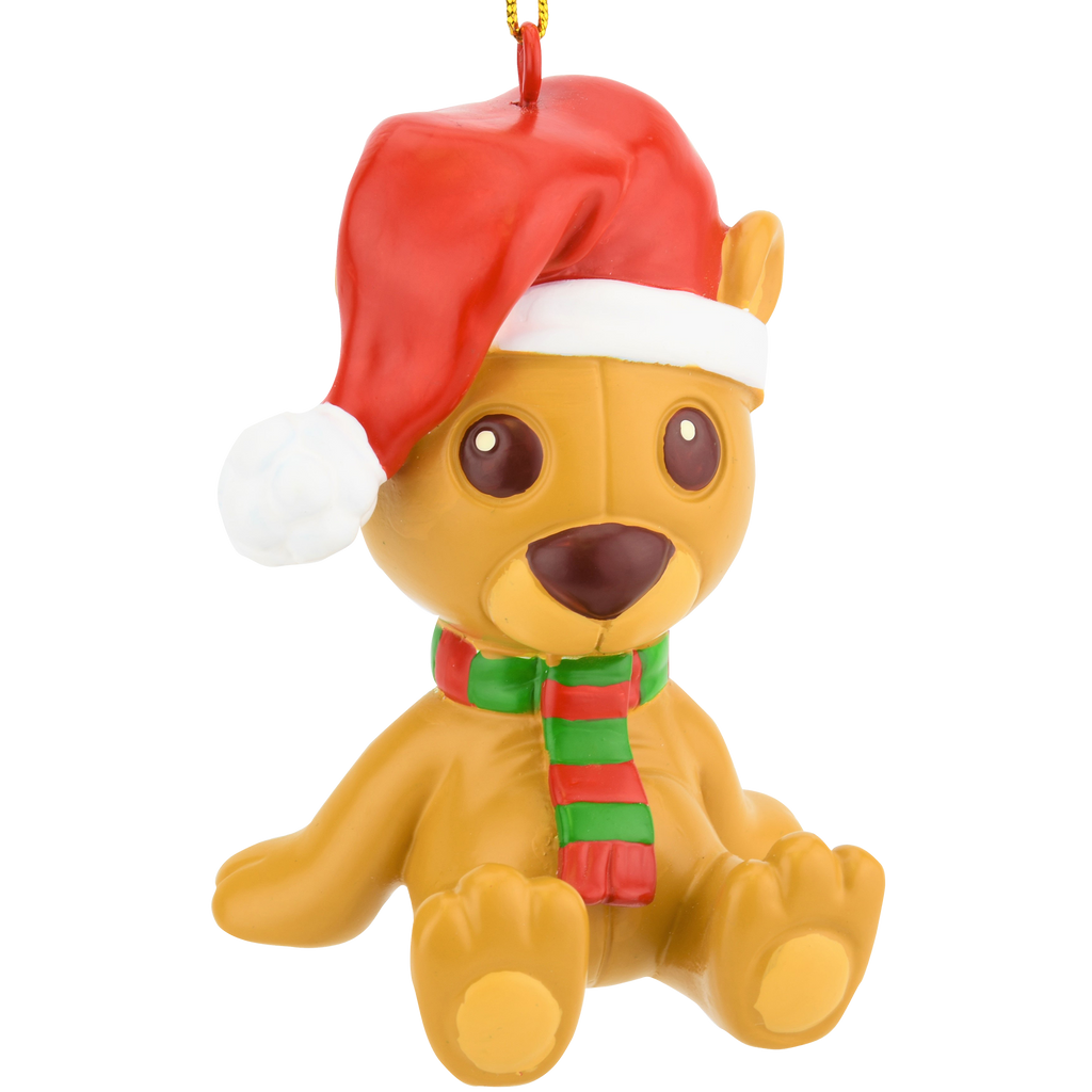 Cute stuffed animal christmas teddy bear ornament tree buddees