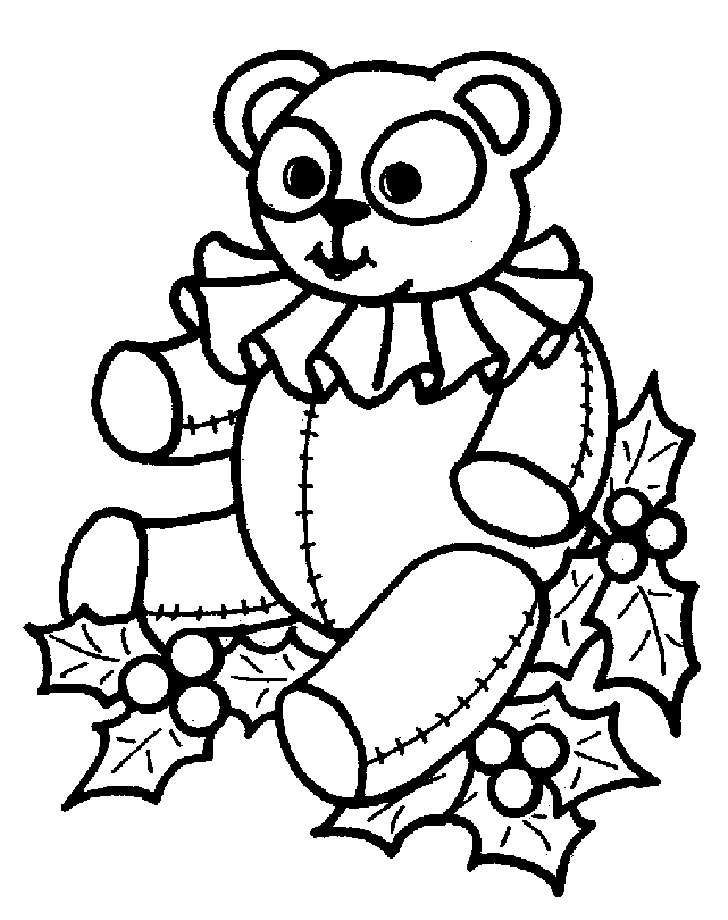 Christmas coloring book pages