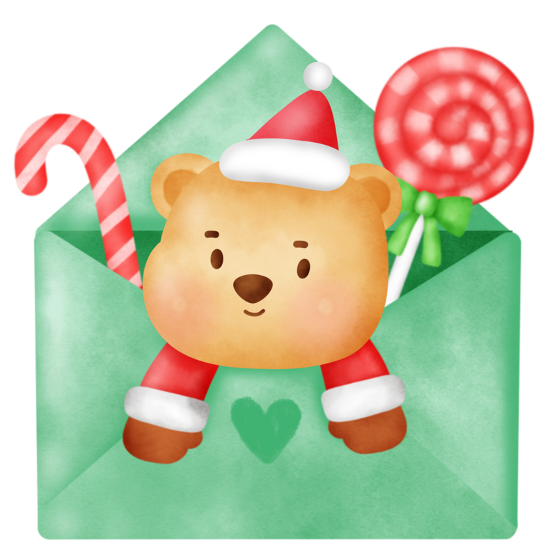Drawing christmas bear clipart png images png free download