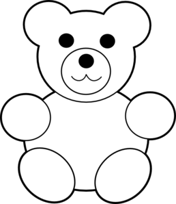 Bear template clip art teddy bear coloring pages teddy bear template teddy bear patterns free