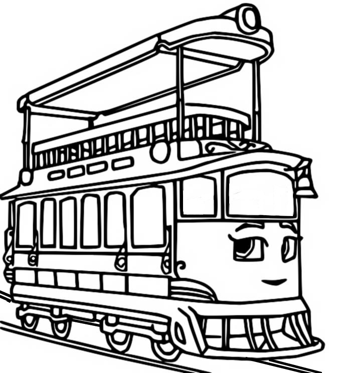 Mighty express coloring pages