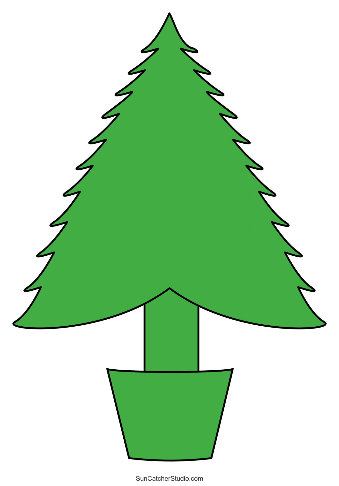 Christmas tree templates and stencils free printable patterns â diy projects patterns monograms designs templates