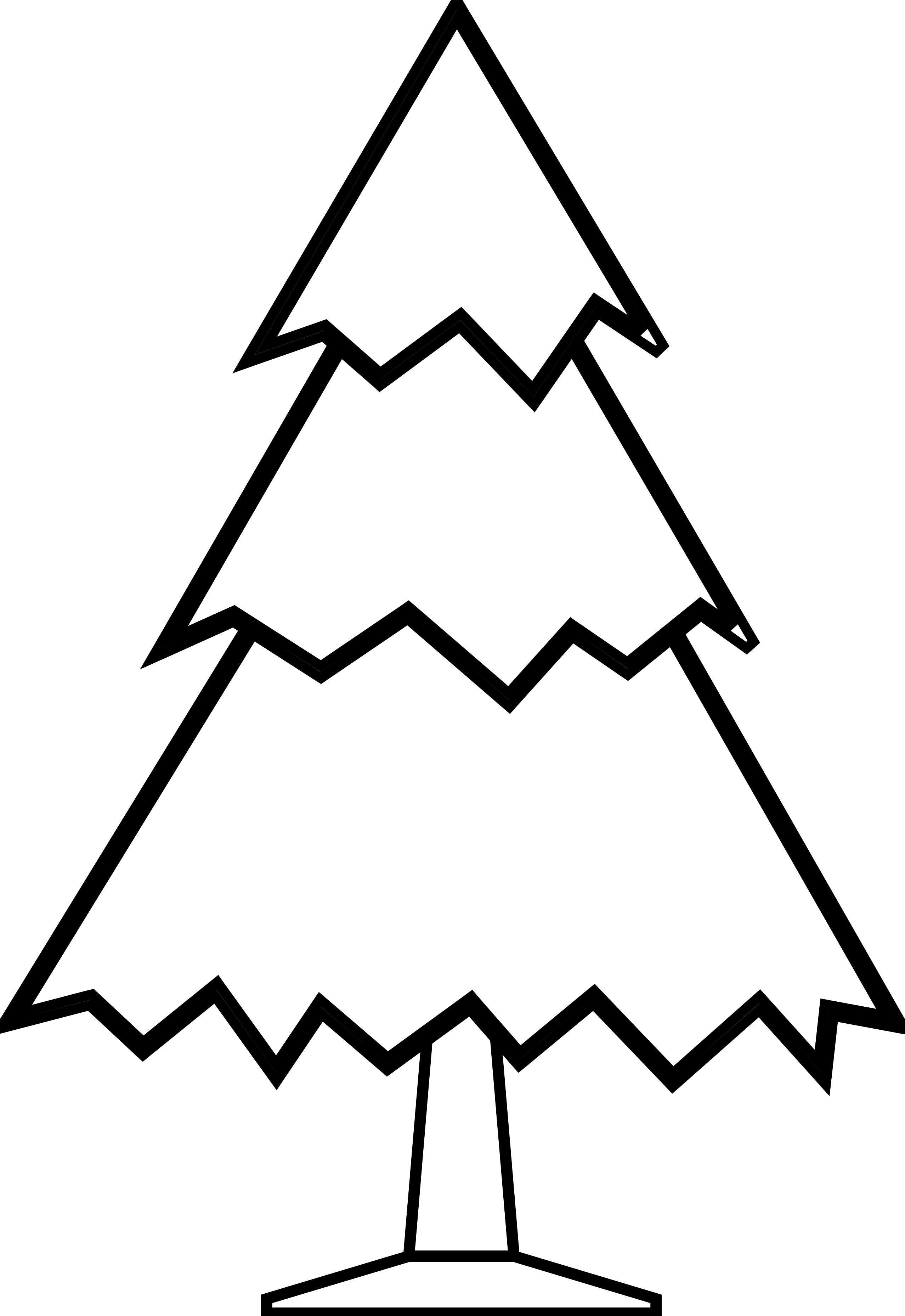 Drawing christmas easy huge freebie download for powerpoint christmas tree drawing christmas tree drawing easy christmas tree clipart