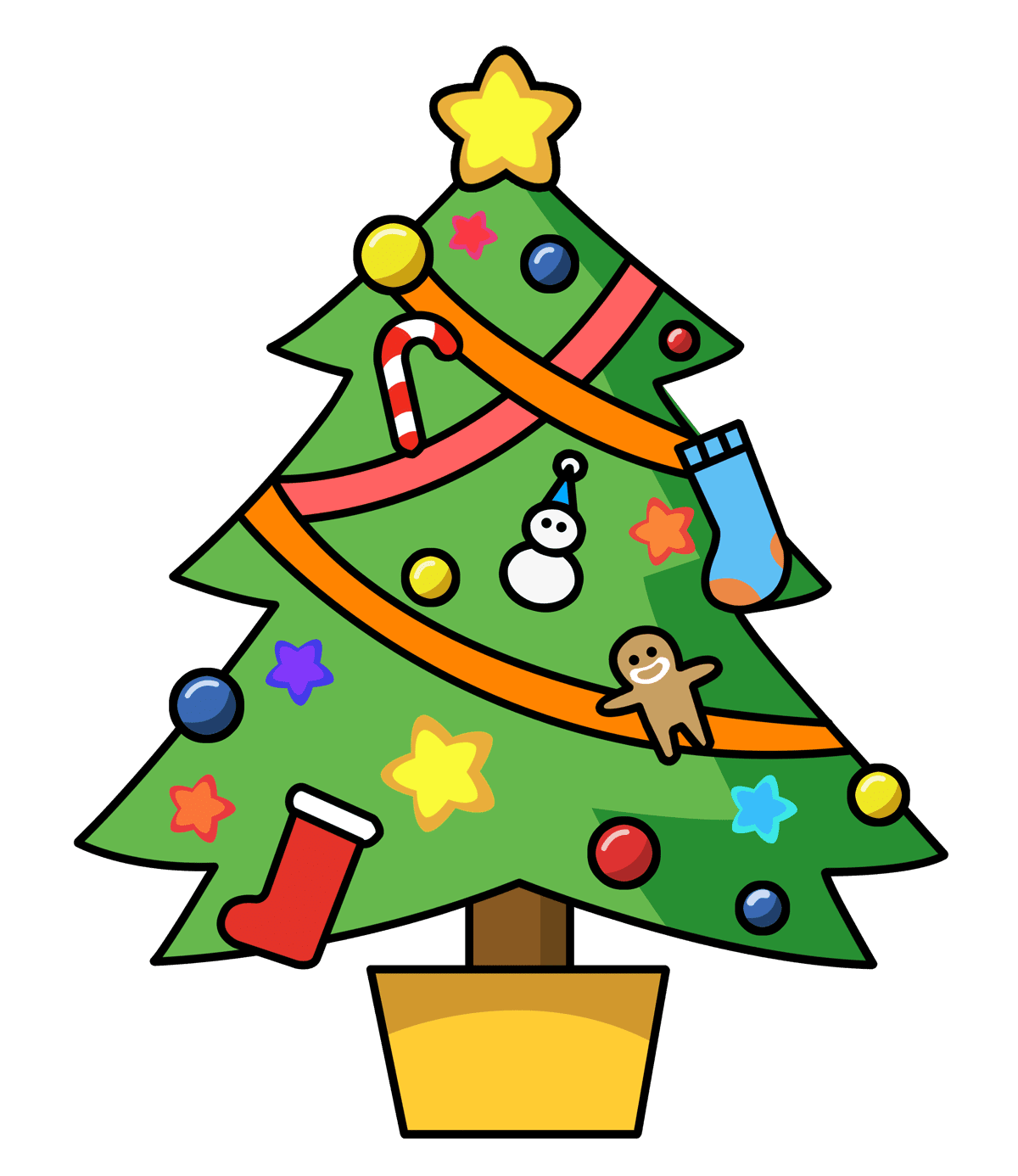 The best free christmas tree clip art images