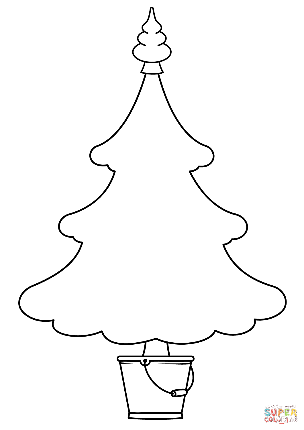 Decorate and color your own christmas tree coloring page free printable coloring pages