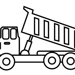 Dump truck coloring pages printable for free download