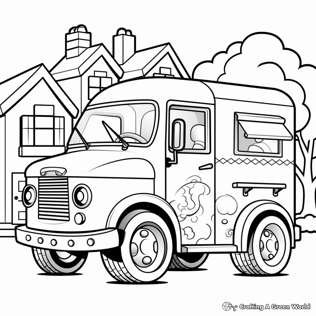 Truck coloring pages