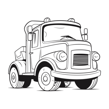 Truck cartoon outline png transparent images free download vector files