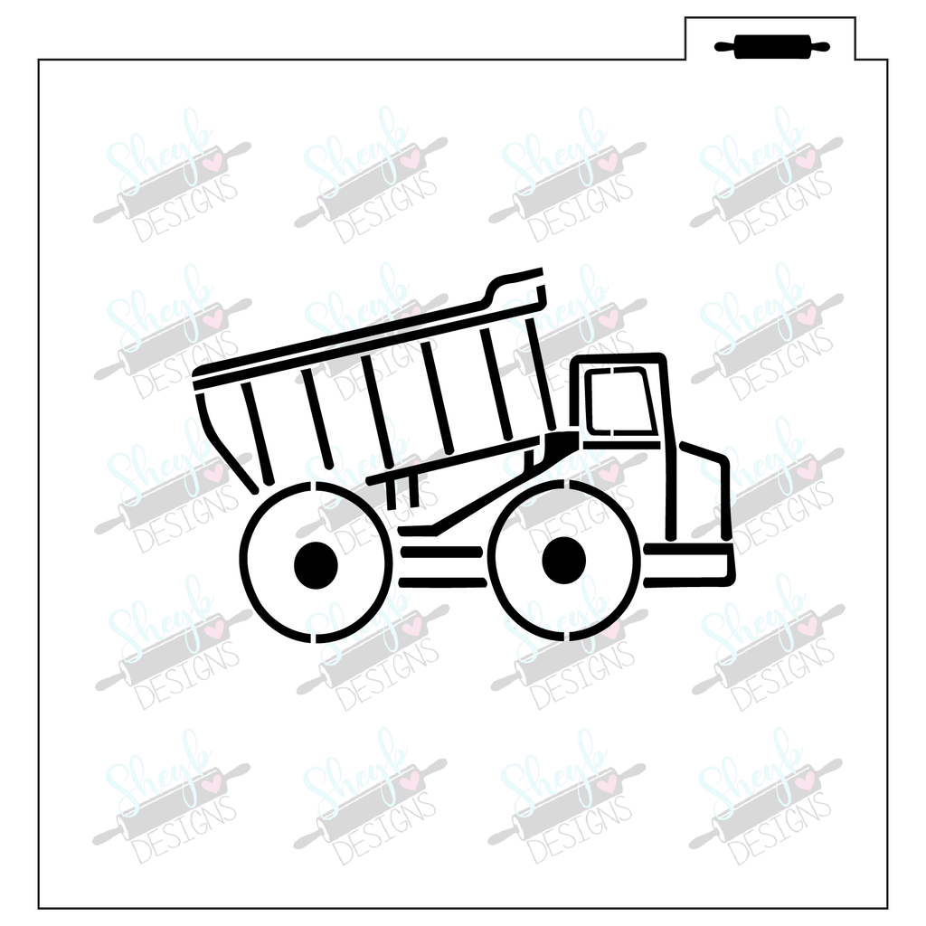 Dump truck pyo stencil â